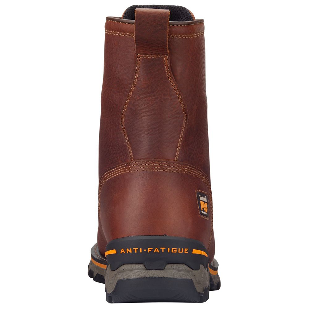 Bocanci De Muncă Timberland Barbati Maro - Pro® Boondock 8\" Comp Toe - Romania - ASEXRG304